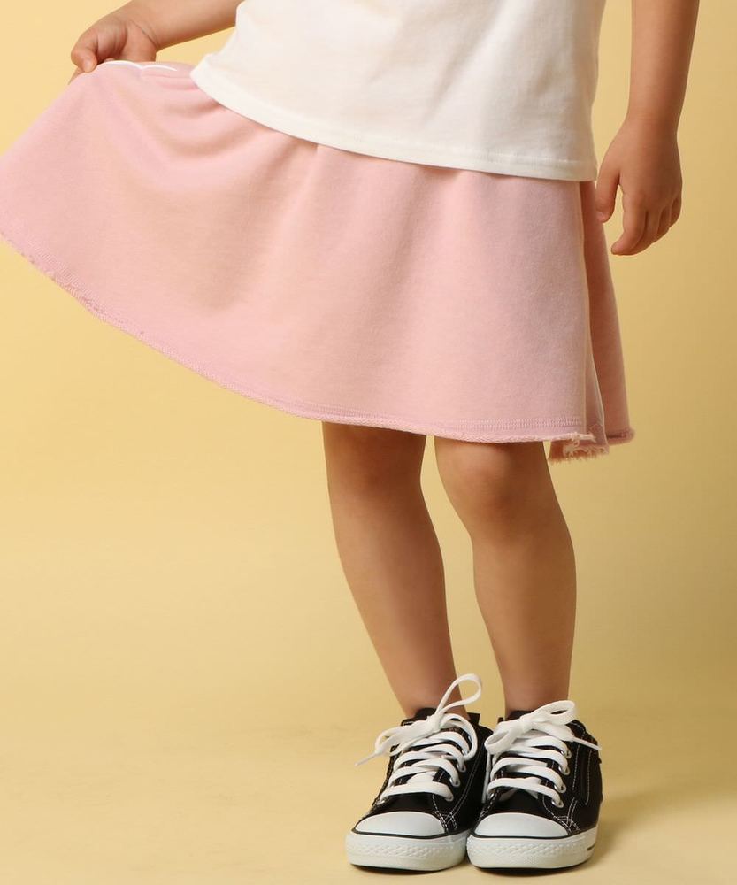 Champion フレイドヘムフレアスカート キッズ ピンク