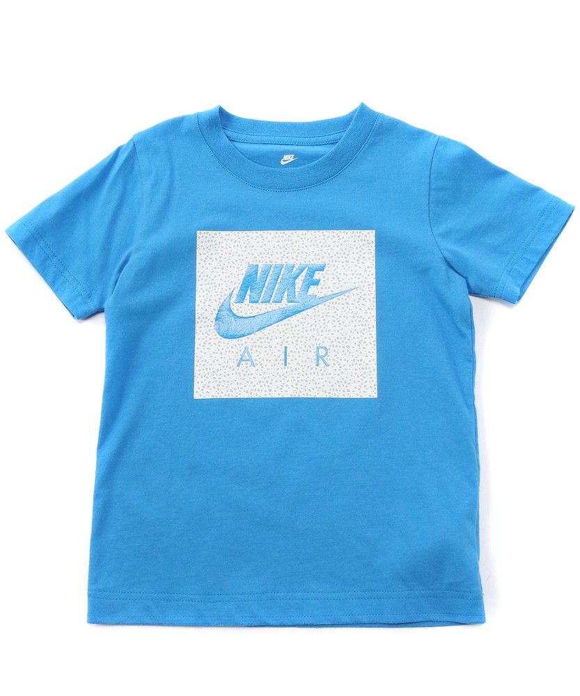 NIKE ボックスエアTシャツ キッズ ターコイズ