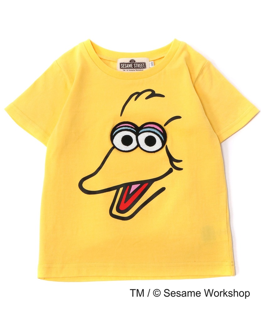 SESAME STREET セサミビッグバードTシャツ (ジュニアサイズ150・160cm) キッズ イエロー