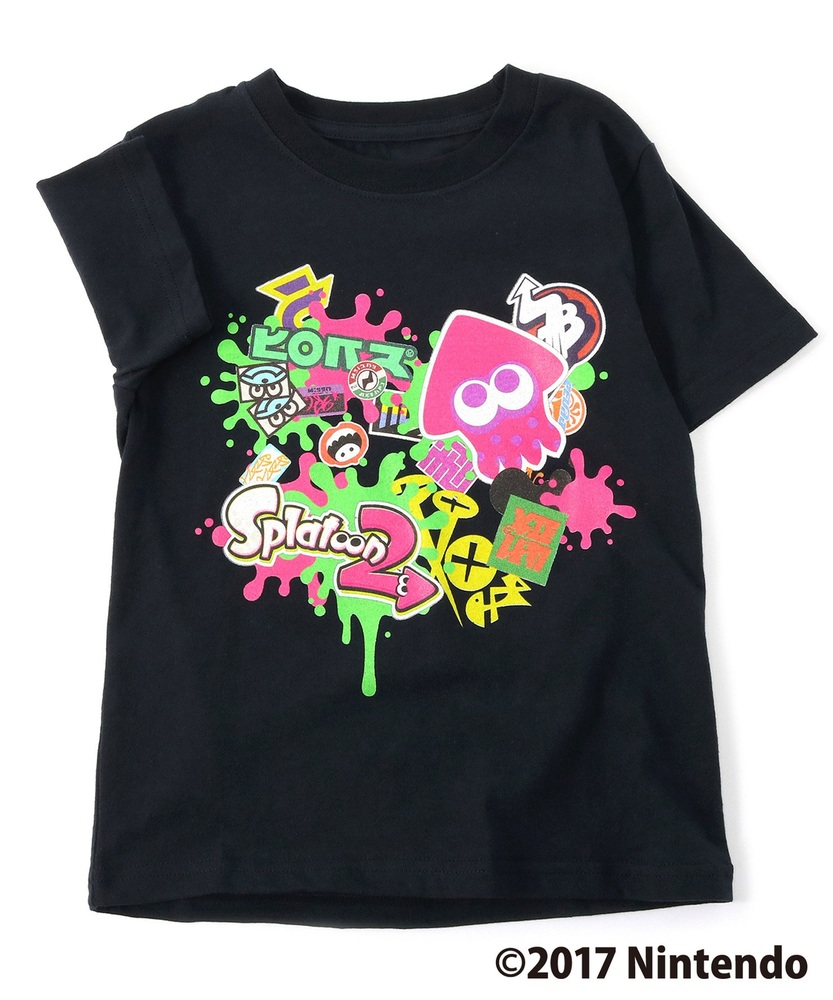 SPLATOON 【WEB限定】スプラトゥーン2Tシャツ キッズ ネイビー