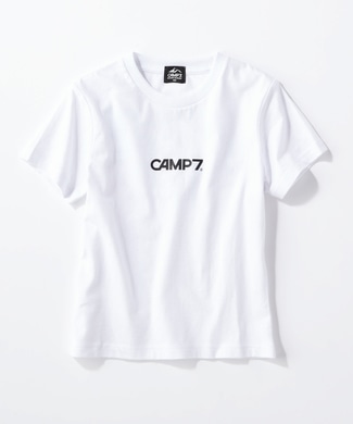 CAMP7 バックプリントTシャツ キッズ ホワイト