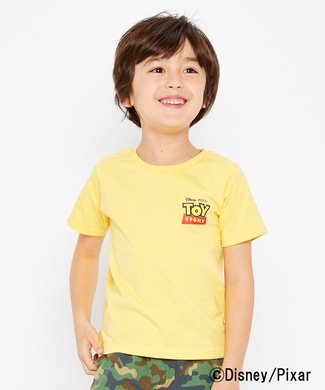 DISNEY プリントTシャツ(トイ・ストーリー) キッズ イエロー