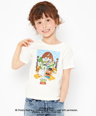 DISNEY プリントTシャツ(トイ・ストーリー) キッズ オフシロ