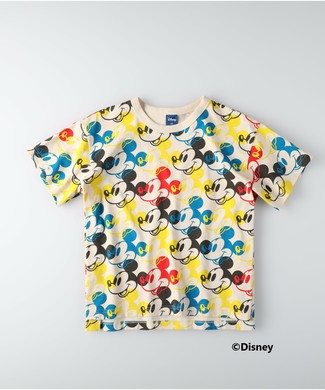 DISNEY ビッグシルエットTシャツ（ミッキー） キッズ キナリ