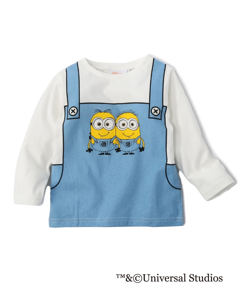 MINION 【WEB限定価格】ミニオンズなりきりロングスリーブTシャツ キッズ オフシロ