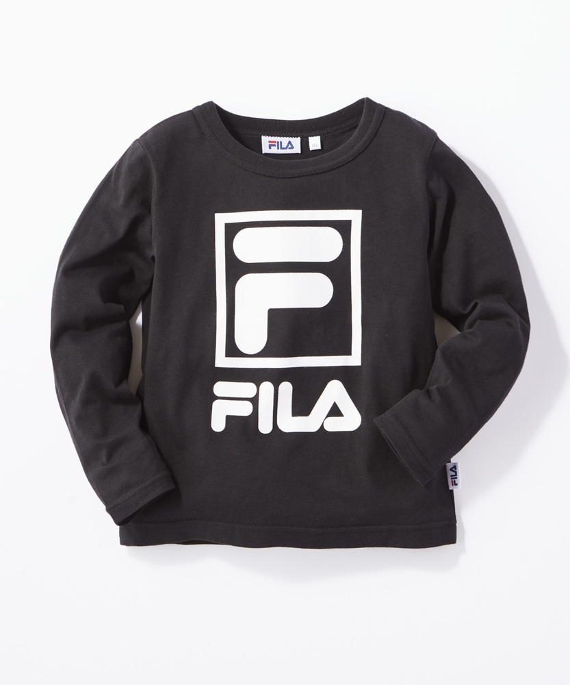 FILA ロゴロンT(ジュニアサイズ160cm） キッズ ブラック