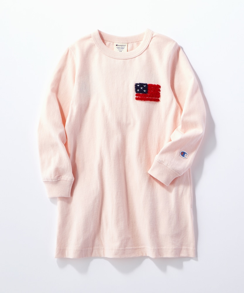 Champion 【WEB限定】サガラワンピース(ジュニアサイズ150・160cm) キッズ ピンク