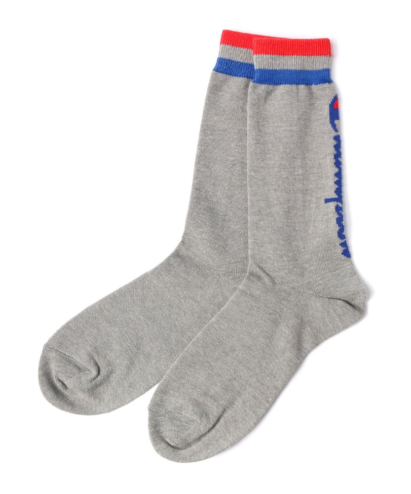 Champion バックロゴソックス メンズ ライトグレー