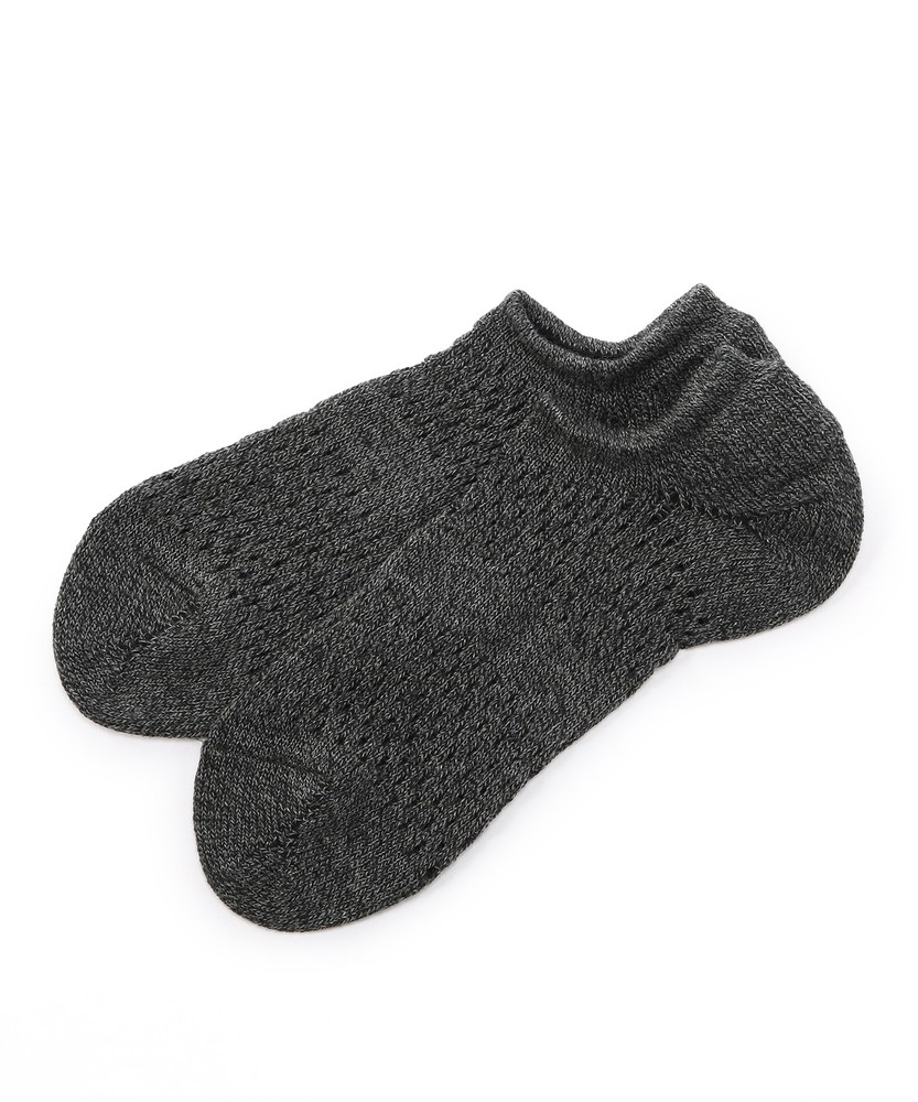 BASIC SOCKS アンクルソックス メンズ ダークグレー