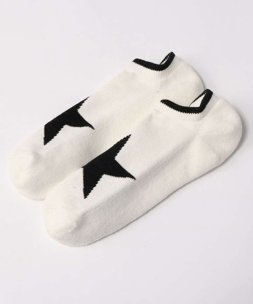 BASIC SOCKS ワンスターアンクルソックス メンズ オフシロ