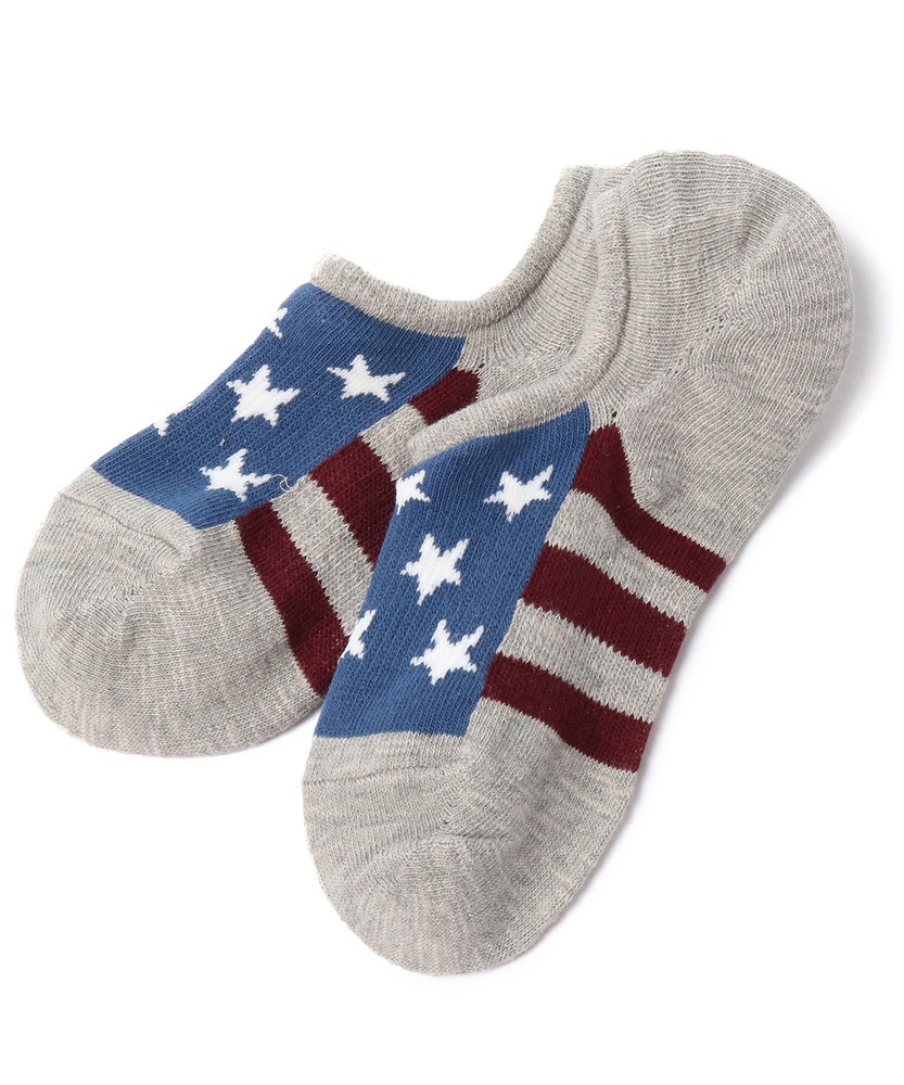 BASIC SOCKS フラッグソックス メンズ グレー