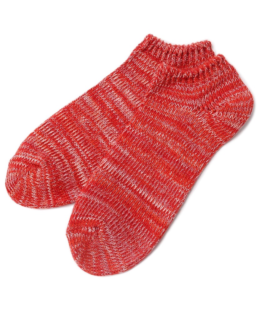BASIC SOCKS ミックスソックス メンズ レッド