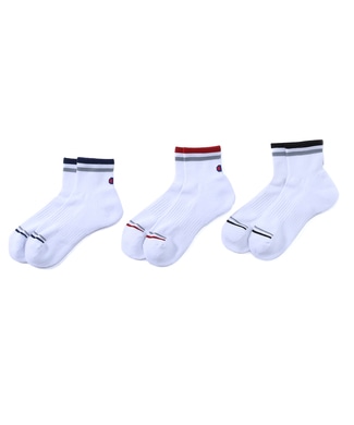 Champion 3Pソックス メンズ ホワイト