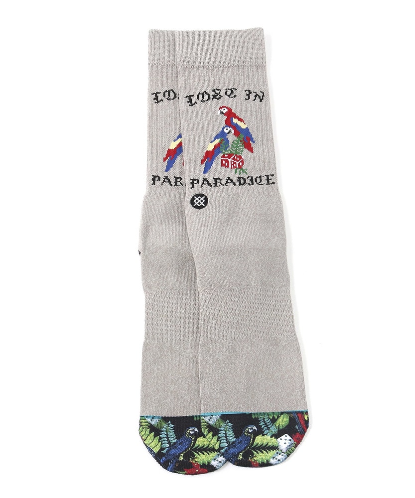 STANCE 「PARADISE」ソックス メンズ グレー