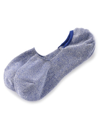BASIC SOCKS 杢ムジソックス メンズ ロイヤルブルー