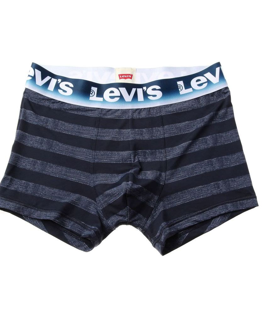 Levi's インクジェットボーダーボクサーパンツ メンズ ネイビー