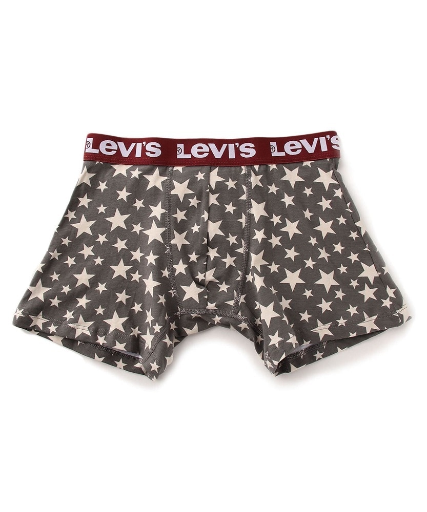 Levi's 星柄ボクサー メンズ グレー