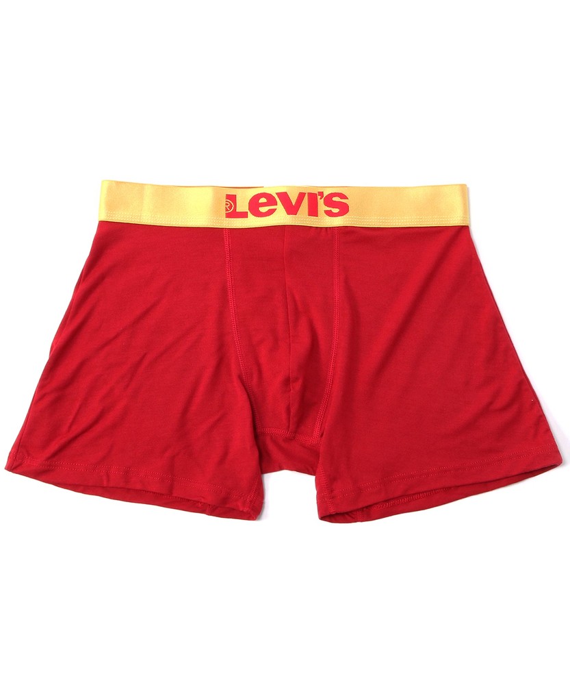 Levi's ゴールドゴムボクサーパンツ メンズ レッド