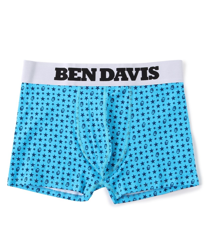 BEN DAVIS スタードット柄ボクサーブリーフ メンズ ターコイズ
