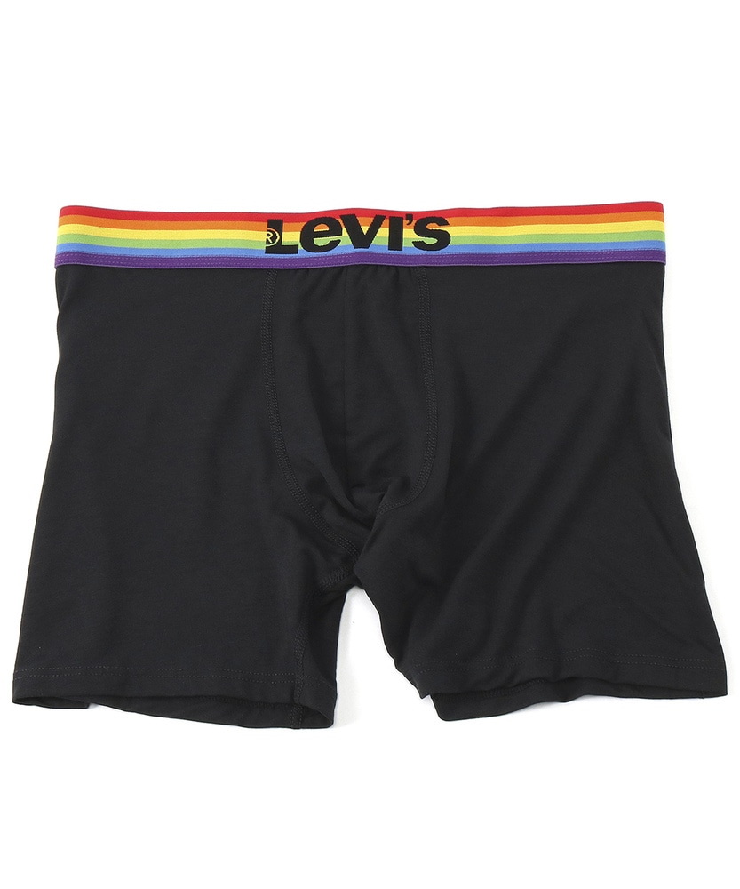 Levi's レインボーゴムボクサーパンツ メンズ ブラック