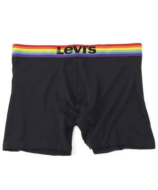 Levi's レインボーゴムボクサーパンツ メンズ ブラック