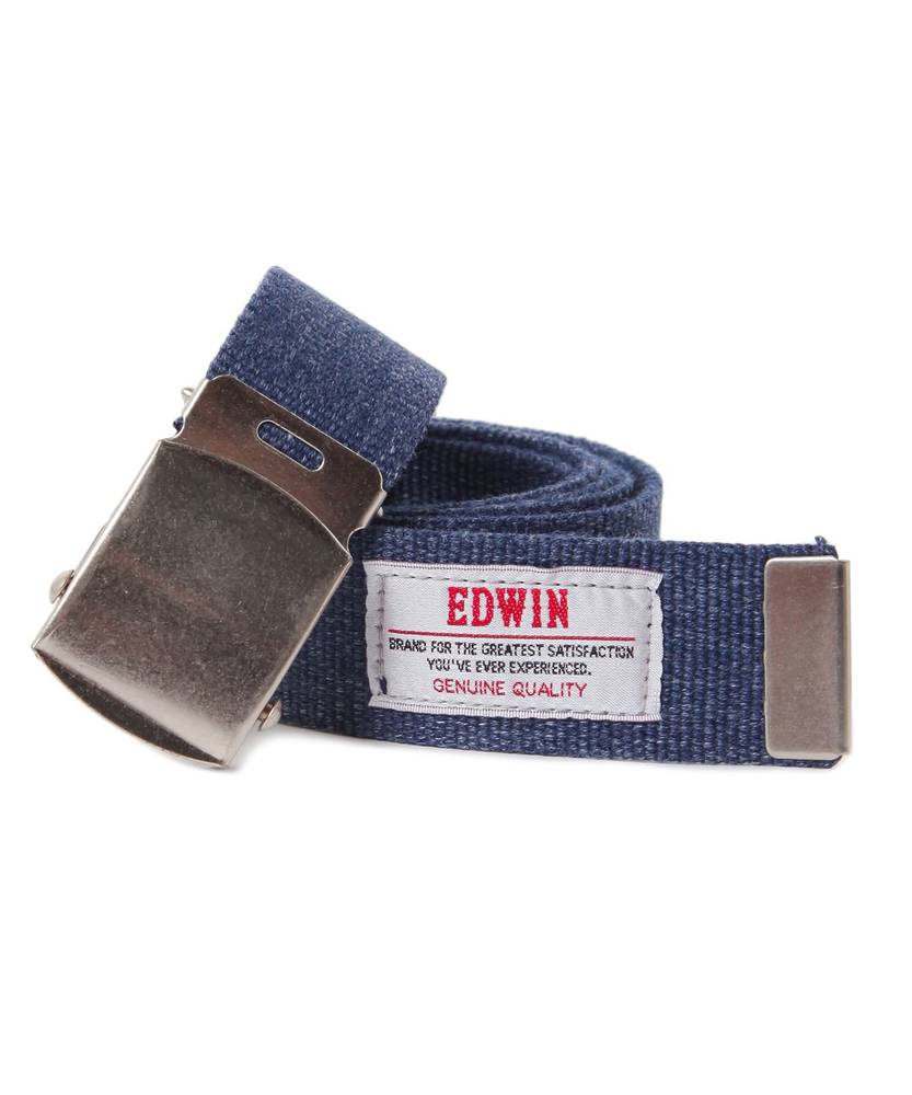 EDWIN デニムGIベルト メンズ ネイビー
