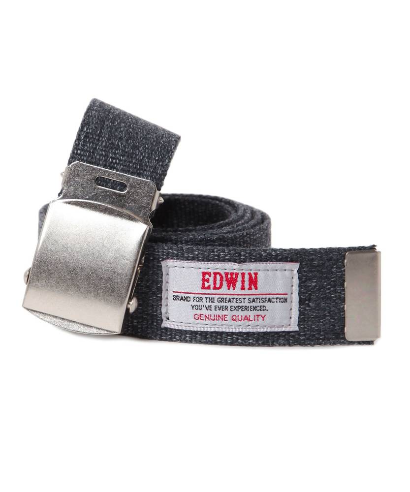 EDWIN デニムGIベルト メンズ ブラック
