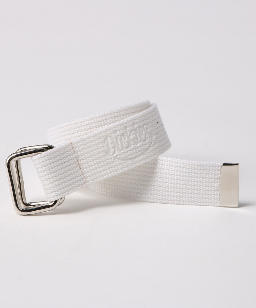 Dickies 30mmWカンエンボスベルト メンズ ホワイト