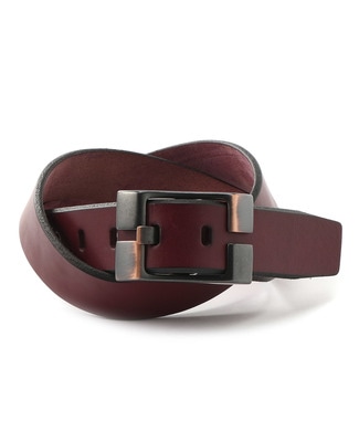 BASIC BELT 40mmベルト メンズ レッド*ブラウン