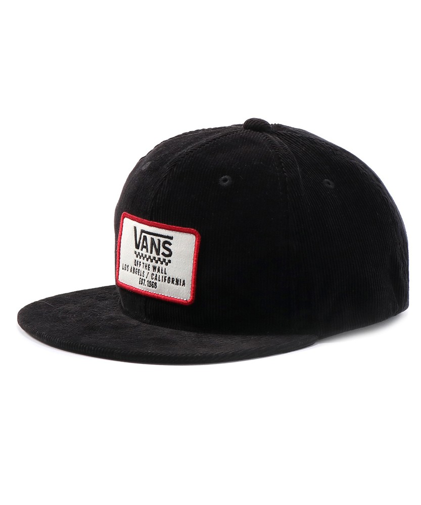 VANS コーデュロイキャップ メンズ ブラック