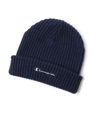 Champion アクリルニットワッチ メンズ ネイビー