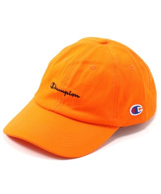 Champion ベースボールキャップ メンズ オレンジ
