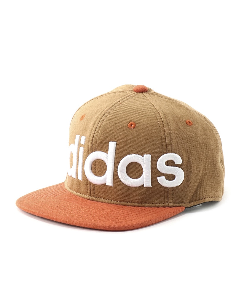adidas フラットブリムキャップ メンズ ベージュ