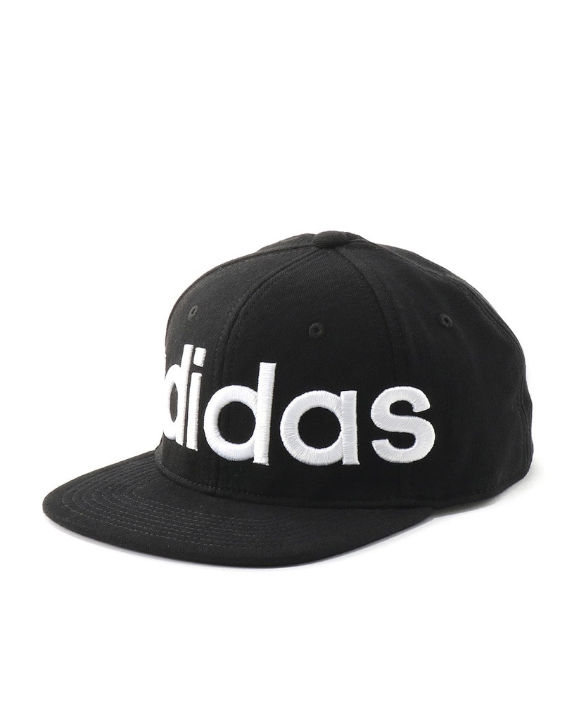 adidas フラットブリムキャップ メンズ ブラック