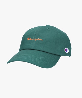 Champion スクリプトローキャップ メンズ グリーン