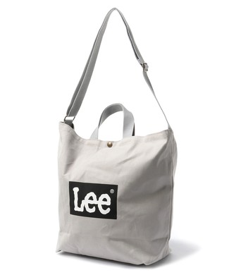 Lee 2WAYショルダートートバッグ グレー