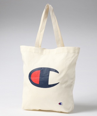 Champion ロゴトートバック メンズ *ベージュ
