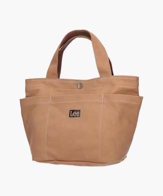 Lee ロゴミニトートバッグ ブラウン