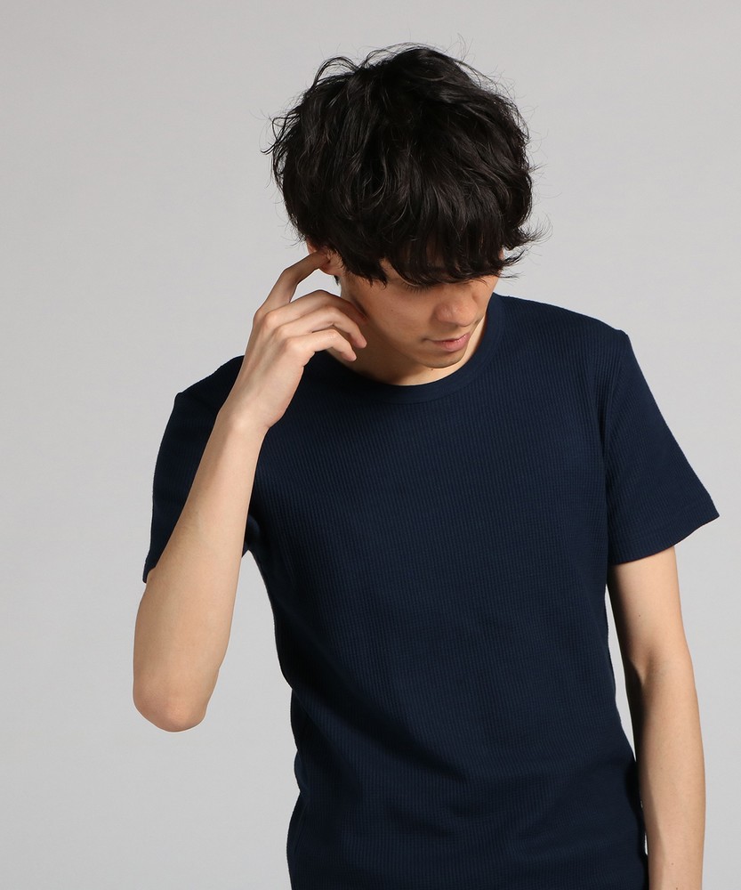 BASIC INNER クルーネックTシャツ メンズ ネイビー