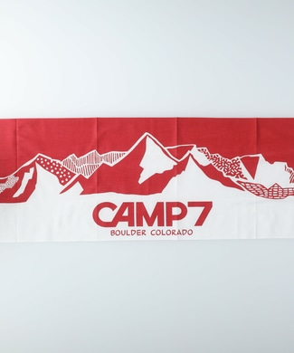 CAMP7 CAMP7手ぬぐい レッド