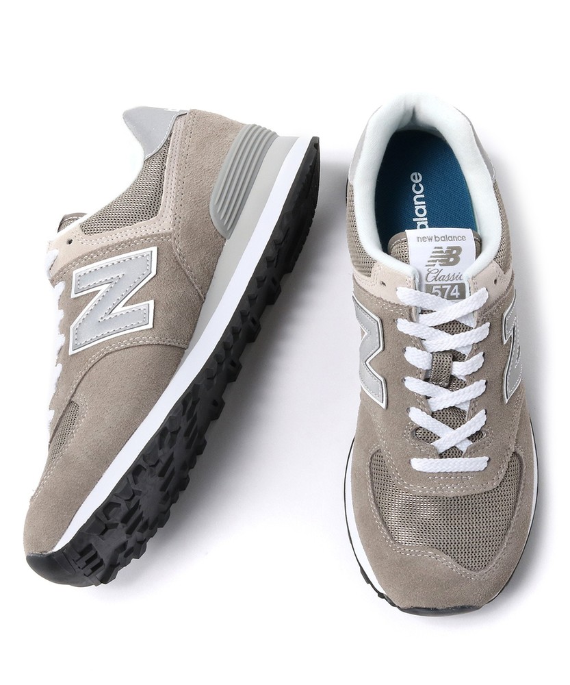 New Balance 「ML574」スニーカー メンズ ダークグレー