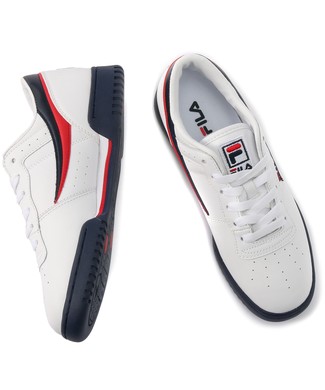 FILA オリジナルフィットネス メンズ ホワイト＊レッド