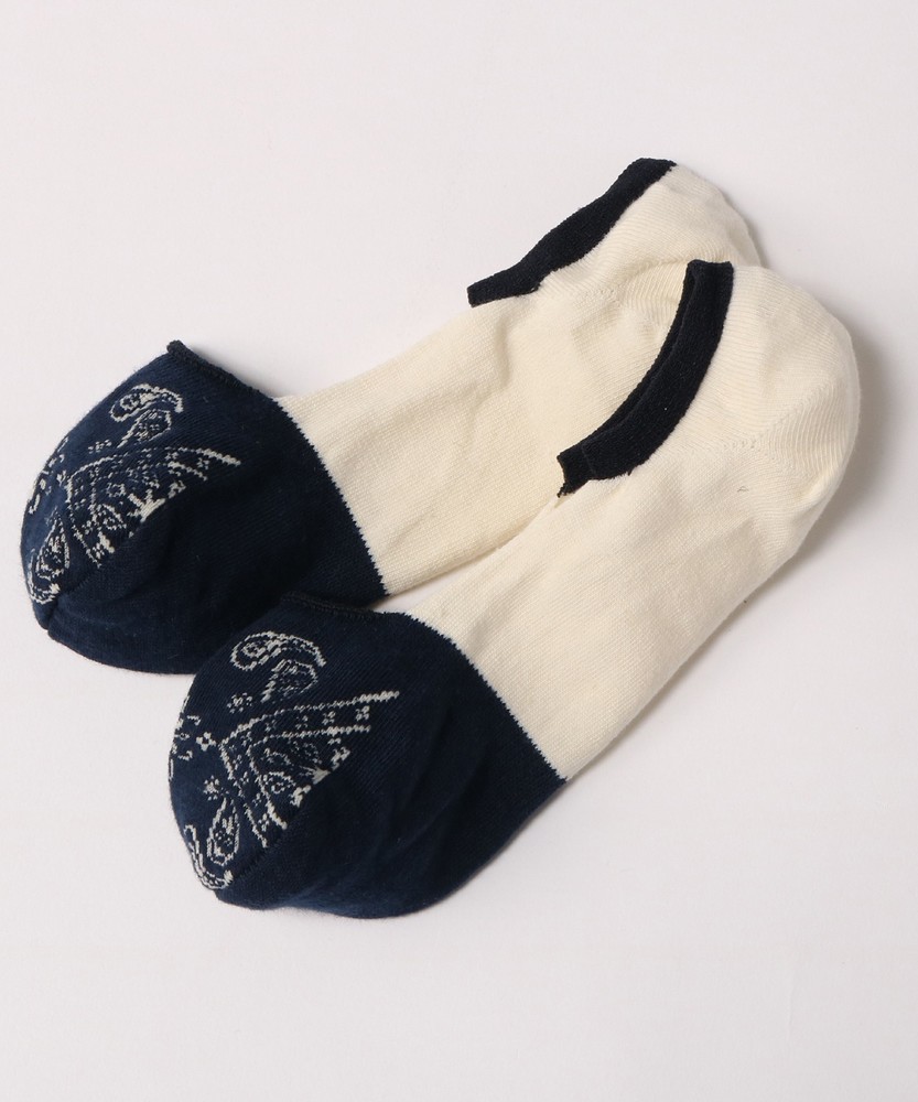 BASIC SOCKS トップバンダナソックス レディース ネイビー