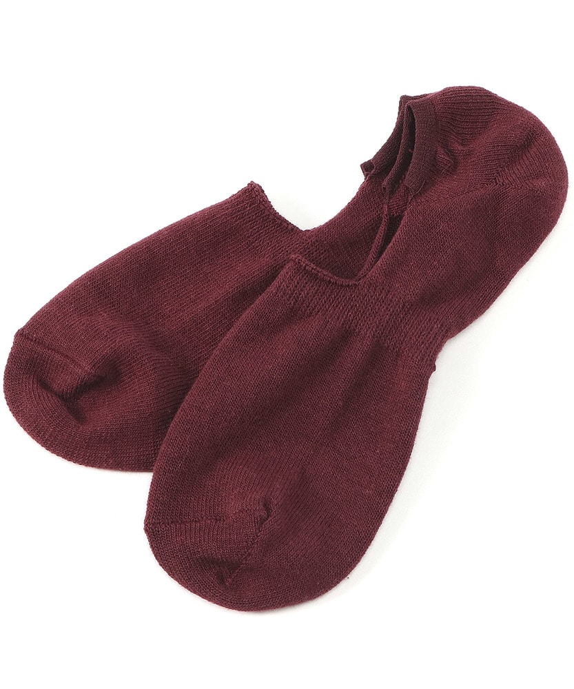 BASIC SOCKS シューズインムジソックス レディース ワイン