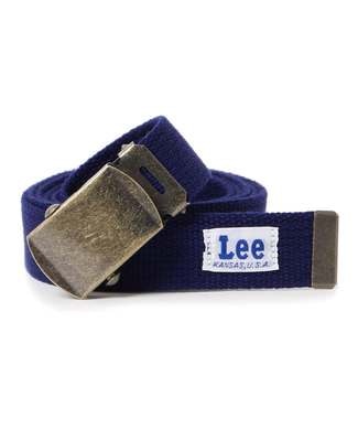 Lee 25mmGI無地ベルト レディース ネイビー