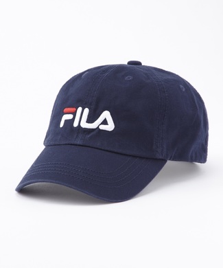 FILA ツイルキャップ レディース ネイビー