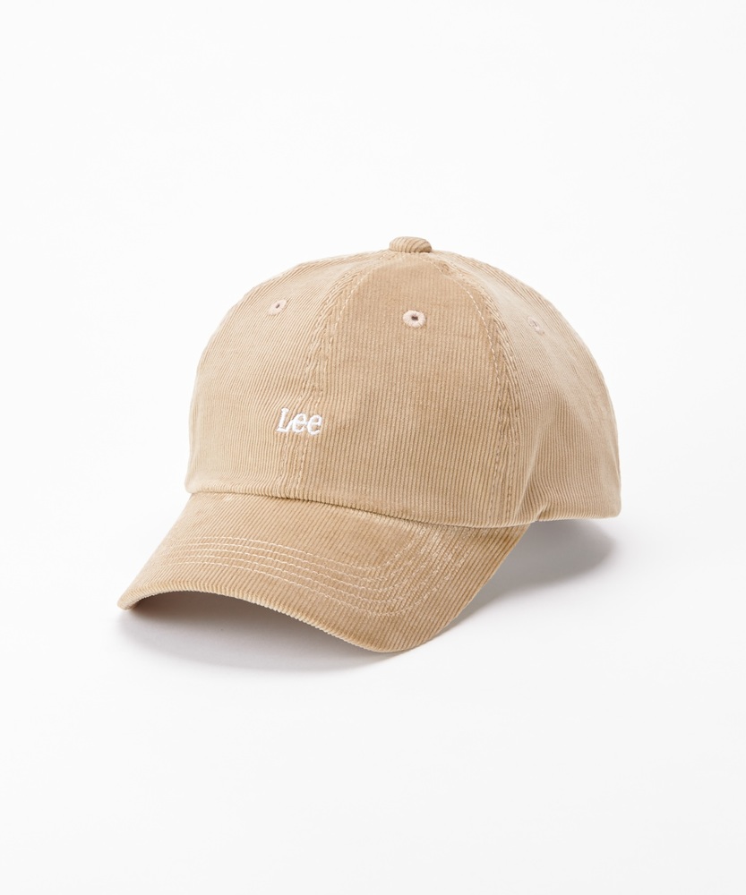 Lee コーデュロイキャップ レディース ベージュ