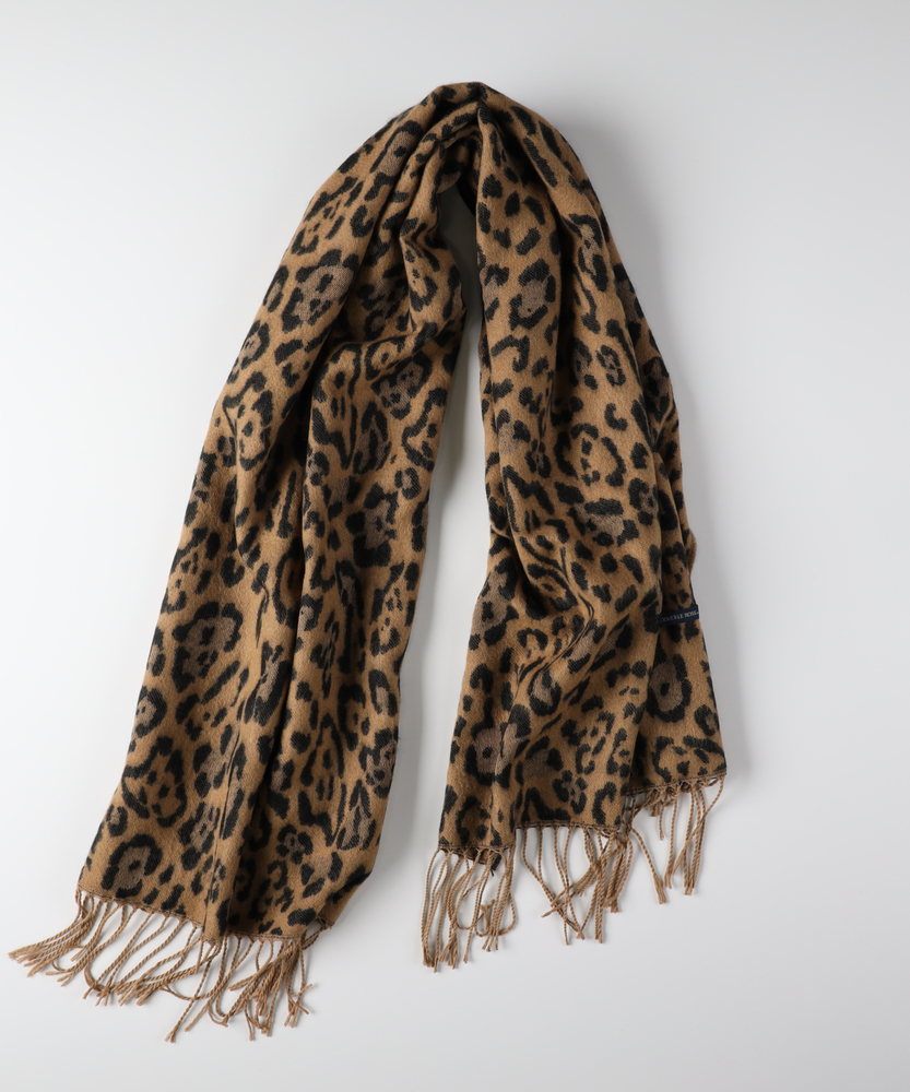 Right-on(近畿中国)のアニマル柄ストール