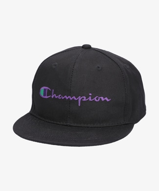 Champion ロゴキャップ キッズ ブラック