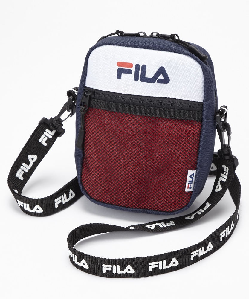 FILA ミニショルダーバッグ キッズ レッド＊ネイビー